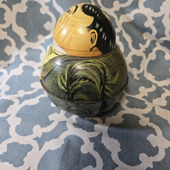 Opera Singer Dixie Queen Plug Cut 1979 Roly-Poly "BROWNIE" TOBACCO TIN - Picture 2 of 7